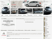 Tablet Screenshot of c5club.com